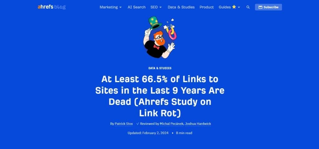Ahrefs Link Rot Study Ahrefs Link Rot Study
