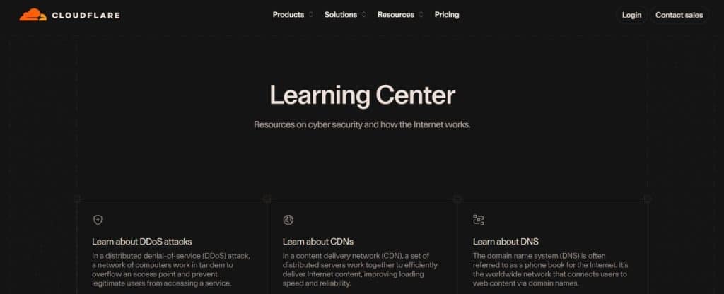 Cloudflare Learning Center Cloudflare Learning Center