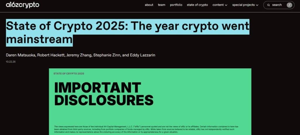 a16z State of Crypto Report 2025 a16z State of Crypto Report 2025