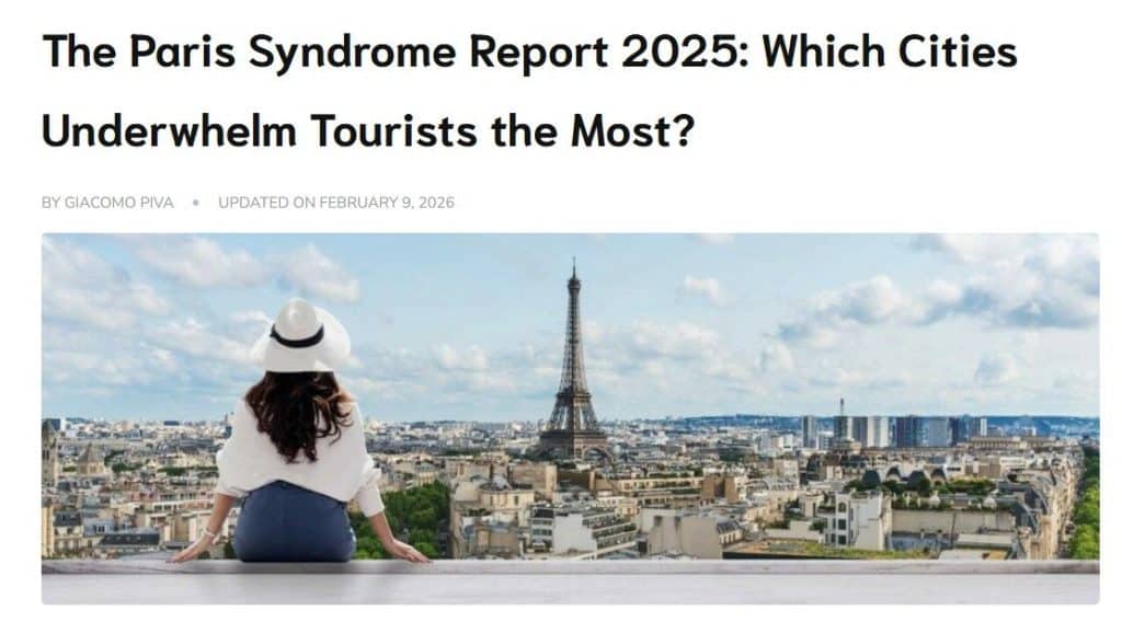 Paris Syndrome Paris Syndrome