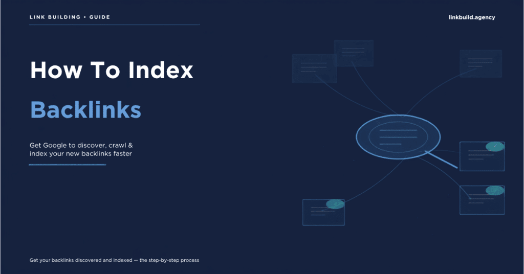 how to index backlinks
